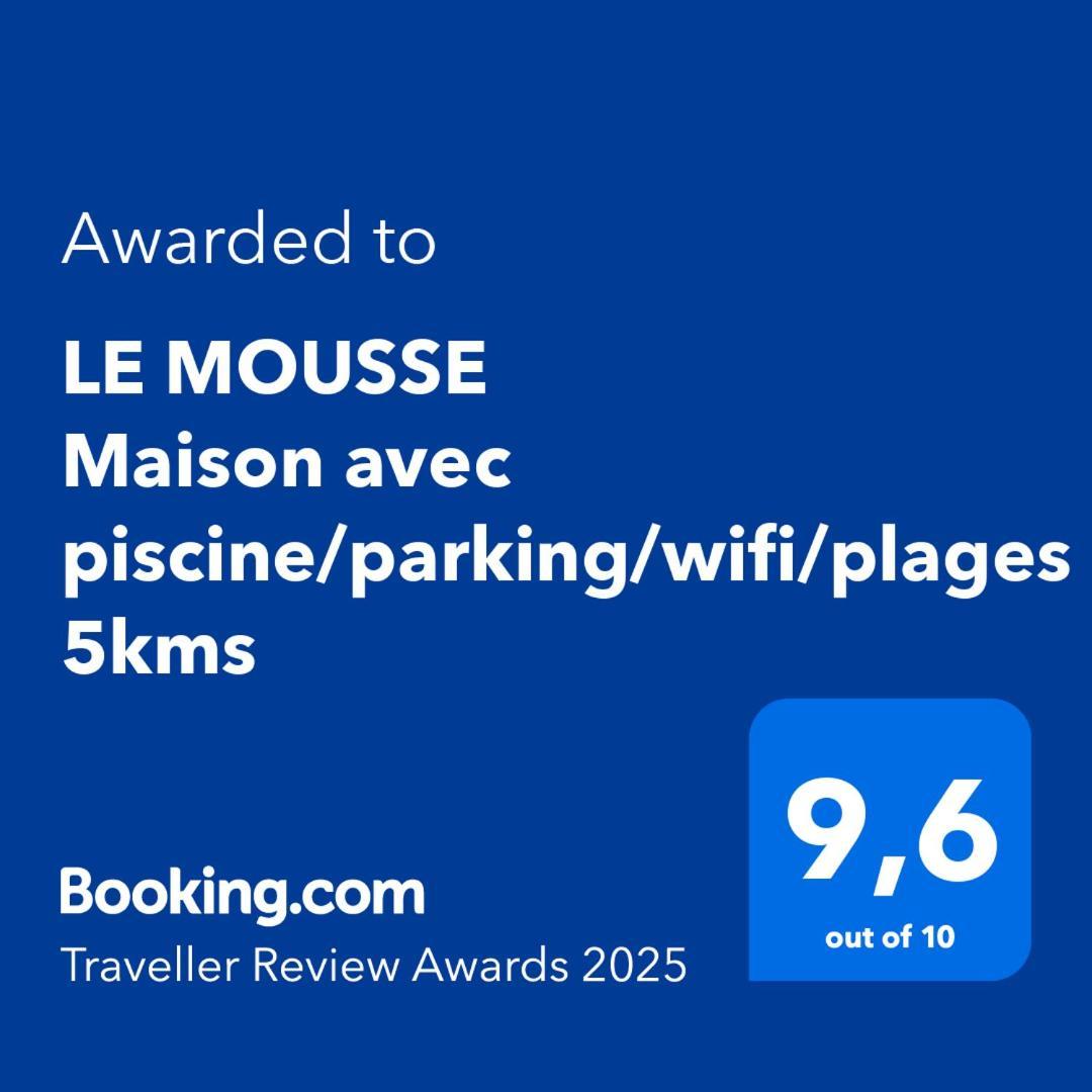 Le Mousse Maison Avec Piscine/Parking/Wifi/Plages 5Kms Les Mathes Kültér fotó